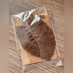 Macramé Feather Earrings